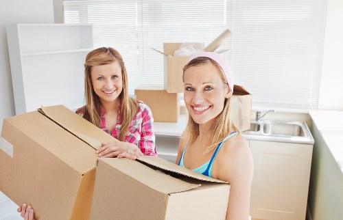 Household furniture being loaded for Brentcross removals
