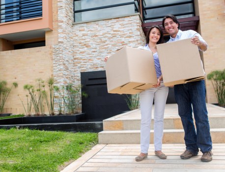 Reusable office furniture and donated items set aside for charity partners